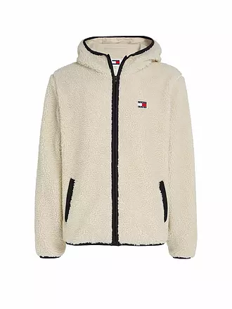 TOMMY JEANS | Jacke in Felloptik | beige