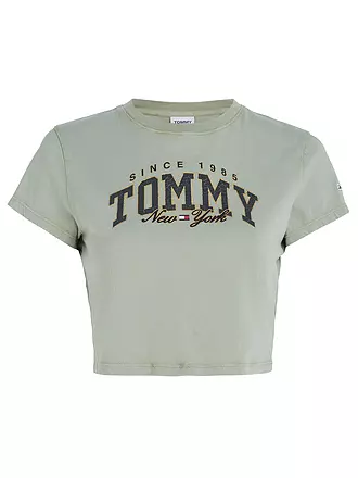 TOMMY JEANS | T-Shirt Cropped Fit | grau