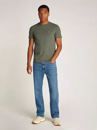 TOMMY JEANS | T-Shirt Slim Fit | olive