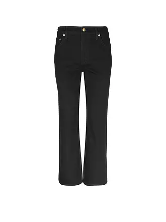 TORY BURCH | Jeans Flared Fit 7/8 | schwarz