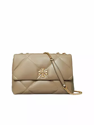 TORY BURCH | Ledertasche - Umhängetasche KIRA DIAMOND | beige