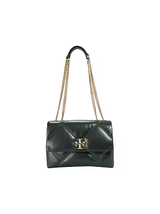 TORY BURCH | Ledertasche - Umhängetasche KIRA DIAMOND | grün