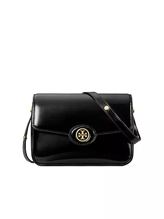 TORY BURCH | Ledertasche - Umhängetasche ROBINSON | braun