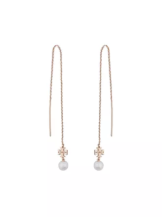 TORY BURCH | Ohrringe KIRA PEARL LONG EARRING | gold