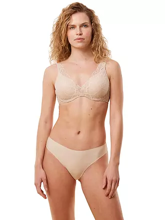 TRIUMPH | BH mit Bügel BODY MAKE-UP ILLUSION LACE  nude beige | dunkelrot