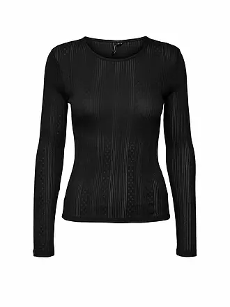 VERO MODA | Langarmshirt VMLISA | schwarz