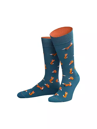 VON JUNGFELD | Socken ASTRONAUT black | petrol