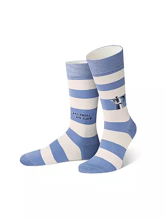 VON JUNGFELD | Socken FLIEGENPILZ schlamm | blau