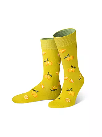 VON JUNGFELD | Socken FLIEGENPILZ schlamm | gelb