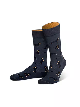 VON JUNGFELD | Socken NSnow Owl | dunkelblau