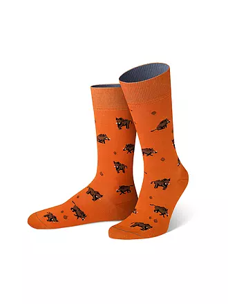 VON JUNGFELD | Socken Pond | orange