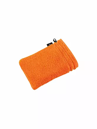 VOSSEN | Waschhandschuh CALYPSO FEELING 22x16cm Lagoon | orange