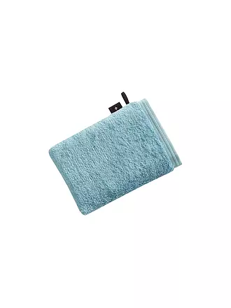 VOSSEN | Waschhandschuh VEGAN LIFE 22x16cm Marine Blau | mint