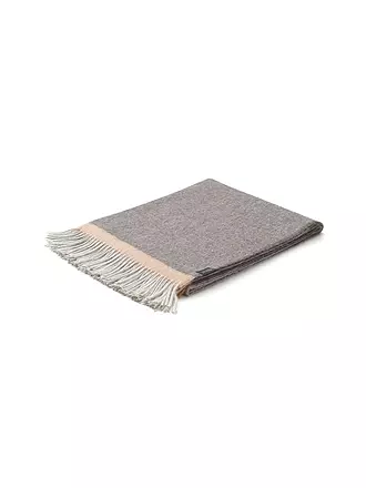 WEICH COUTURE ALPACA | Edelhaardecke MERIMA 130x180cm Grey/Darkgrey | hellgrau