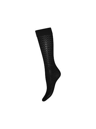 WOLFORD | Kniestrümpfe 30 DEN black | dunkelblau