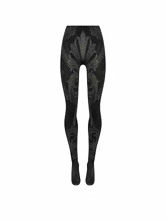 WOLFORD | Modestrumpfhose WOLFORD x ETRO 150 black / silver | schwarz