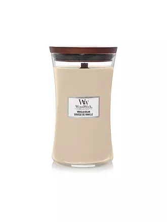 WOODWICK | Duftkerze mit Knisterdocht SANDUHR Large 610g | creme