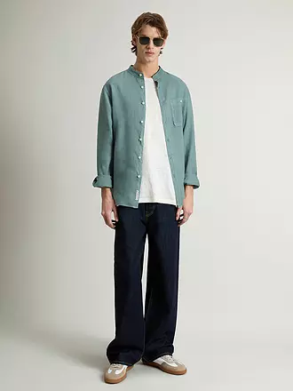 WOOLRICH | Leinenhemd Regular Fit | mint