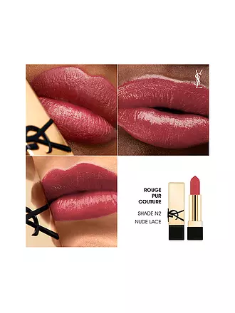 YVES SAINT LAURENT | Lippenstift - Rouge Pur Couture (N12) | dunkelrot