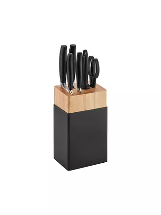 ZWILLING | Messerblock Set 7-tlg FIVE STAR Schwarz | schwarz