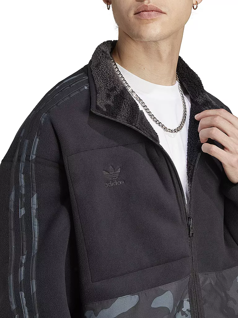 ADIDAS ORIGINALS | Fleecejacke | schwarz