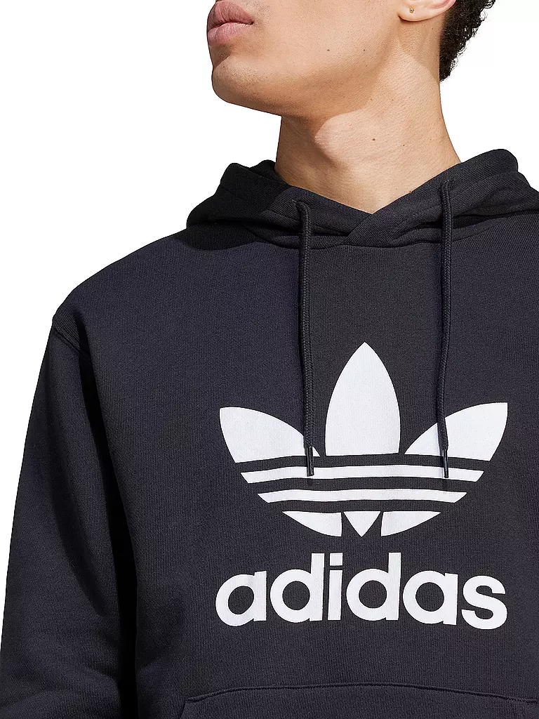 ADIDAS ORIGINALS | Kapuzensweater - Hoodie TREFOIL  | schwarz