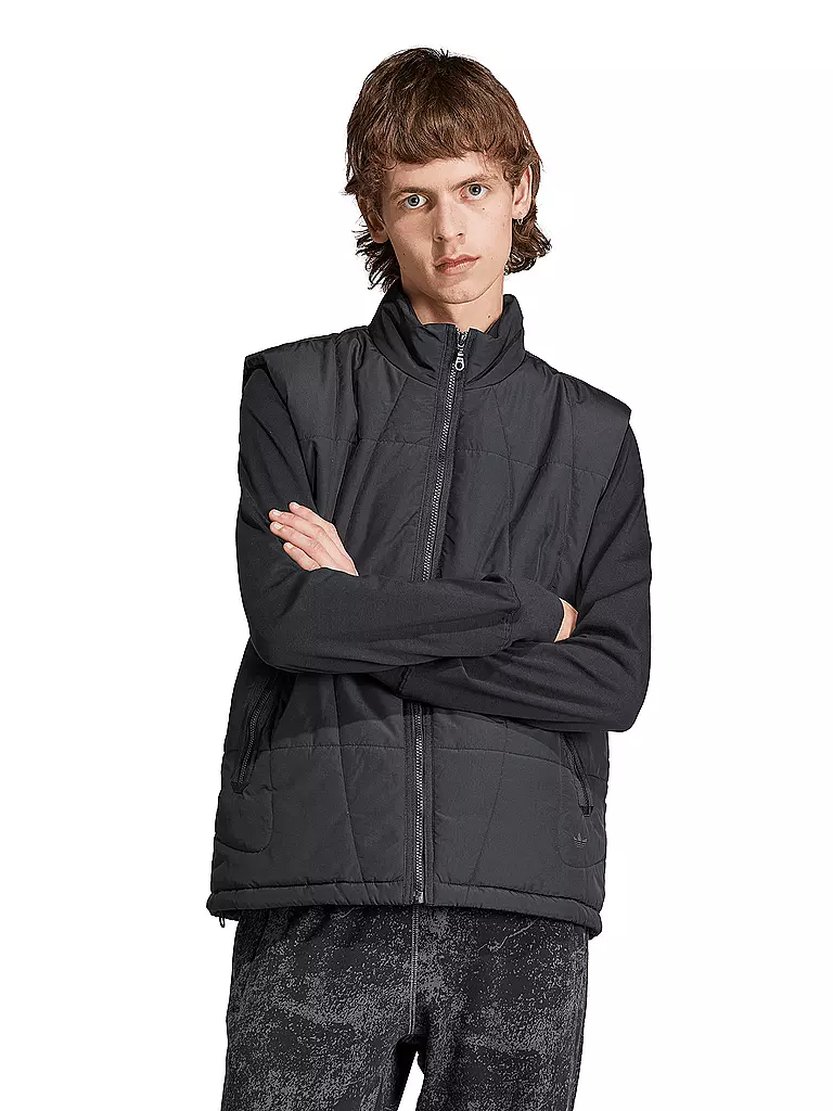 ADIDAS ORIGINALS | Steppgilet | schwarz