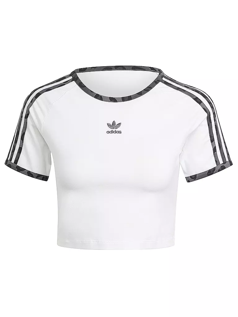 ADIDAS ORIGINALS | T-Shirt Cropped Fit | weiss