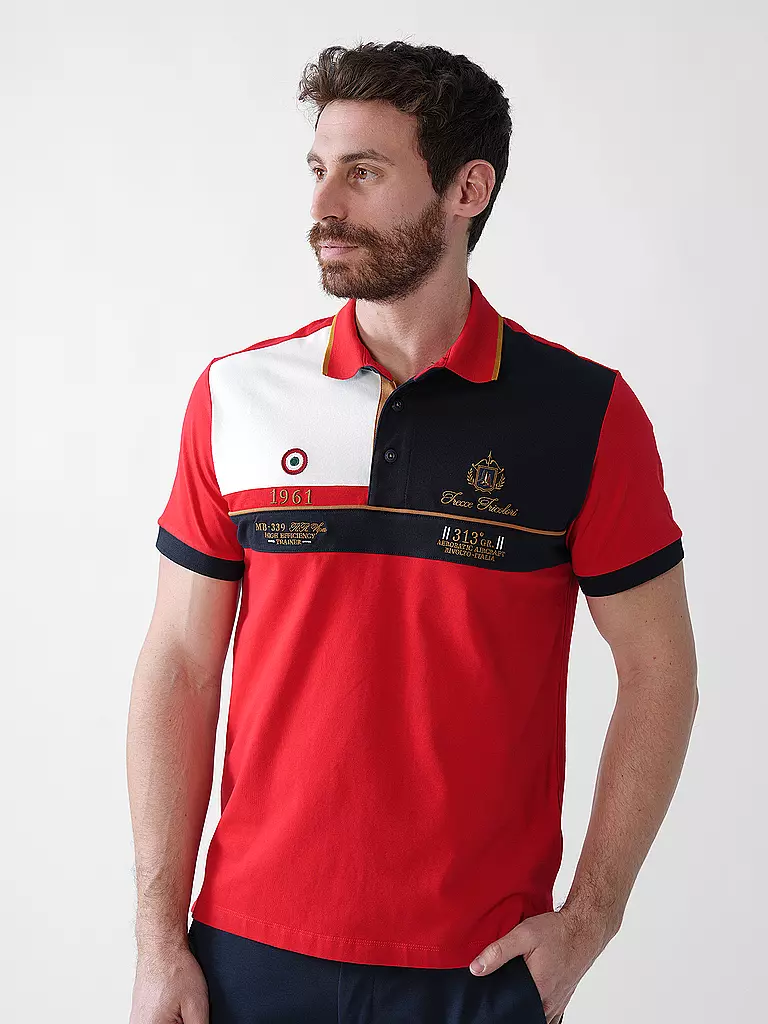 AERONAUTICA MILITARE | Poloshirt  | rot