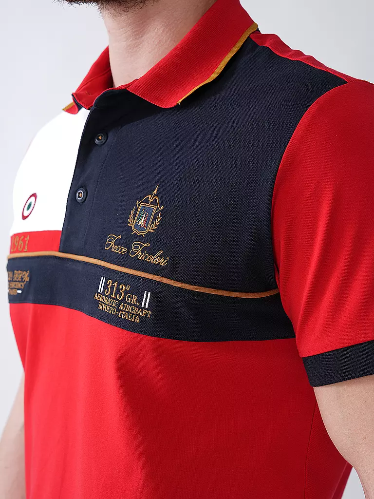 AERONAUTICA MILITARE | Poloshirt  | rot