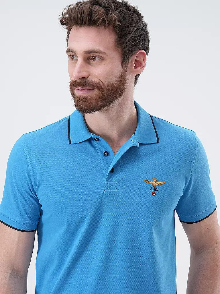 AERONAUTICA MILITARE | Poloshirt | hellblau