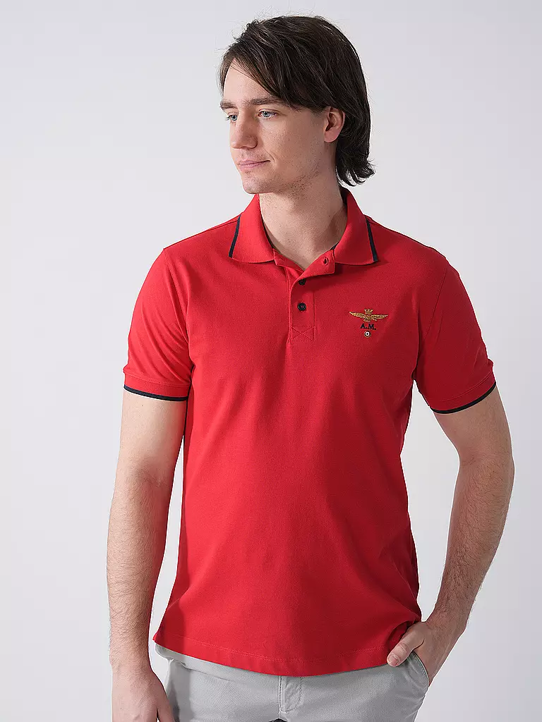 AERONAUTICA MILITARE | Poloshirt | rot