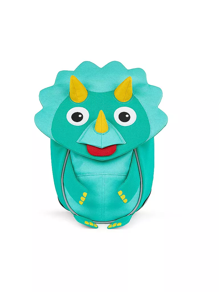 AFFENZAHN | Kinder Rucksack Kleine Freunde - Dinosaurier | türkis