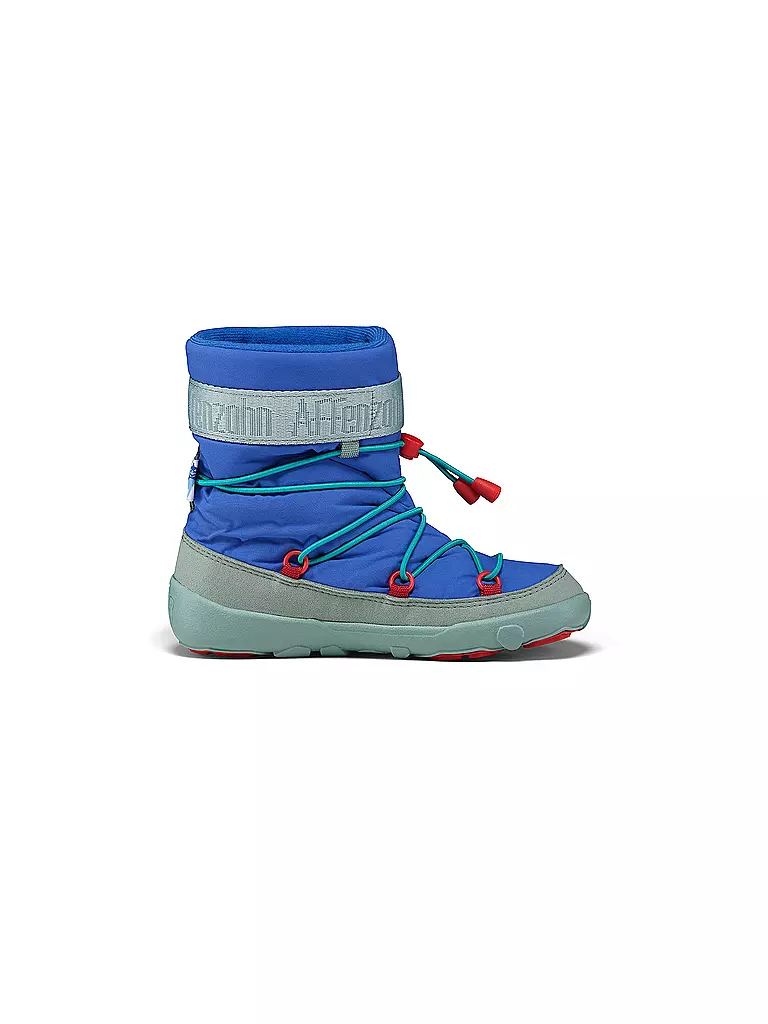 AFFENZAHN | Kinder Winterstiefel  VEGAN SNOWY Hai | blau