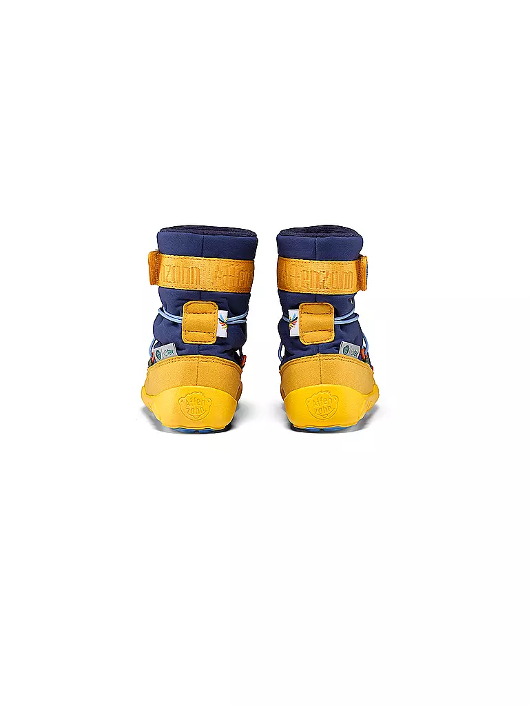 AFFENZAHN | Kinder Winterstiefel  VEGAN SNOWY Tukan | blau