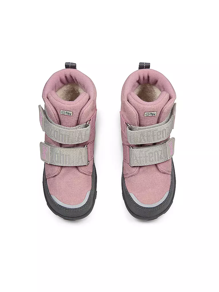 AFFENZAHN | Kinder Winterstiefel WOLLE COMFY Koala | rosa