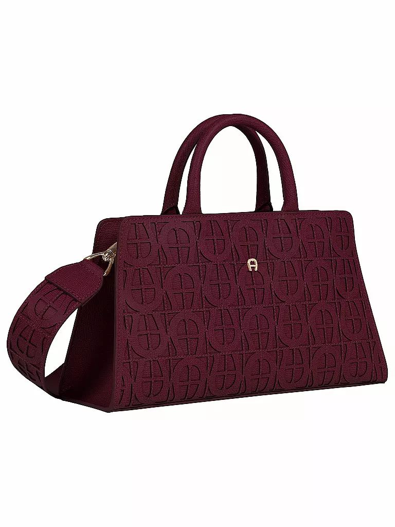 AIGNER | Ledertasche - Henkeltasche CYBILL Medium | dunkelrot