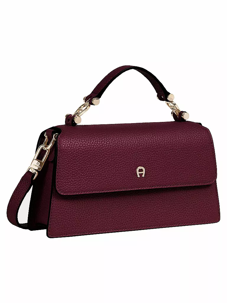 AIGNER | Ledertasche - Mini Bag DELIA Small | dunkelrot