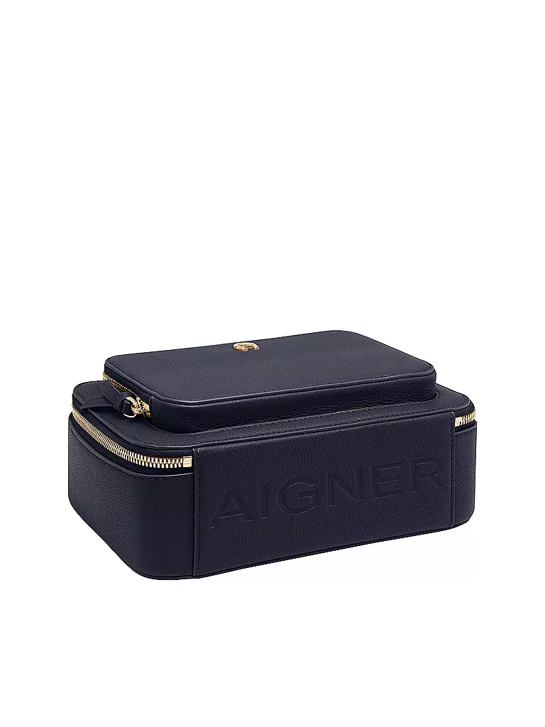 AIGNER | Ledertasche - Mini Bag Zita S | dunkelblau