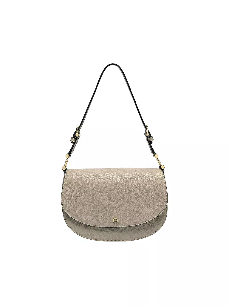 AIGNER | Ledertasche - Schultertasche DELIA | beige