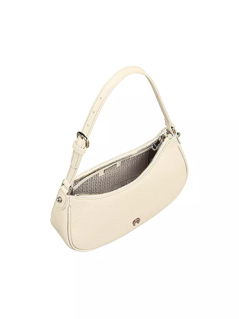 AIGNER | Ledertasche - Schultertasche DIADORA XSmall | creme