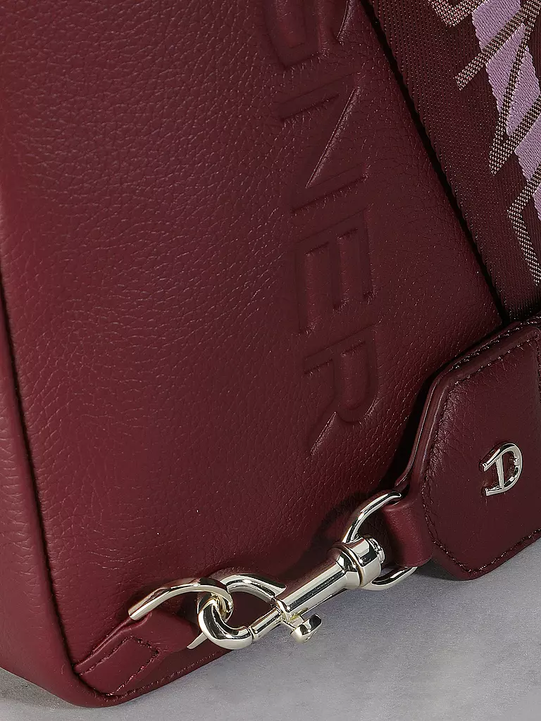 AIGNER | Ledertasche - Umhängetasche ZITA SLING CROSSBODY | dunkelrot