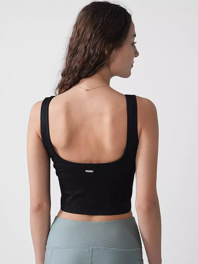 AIMN | Top - Bralette Cropped Fit | schwarz