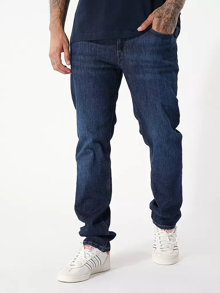 ALBERTO | Jeans Straight Fit PIPE | dunkelblau