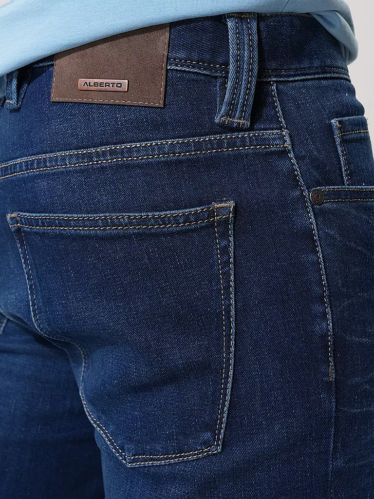 ALBERTO | Jeans Straight Fit PIPE | dunkelblau