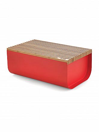 ALESSI | Brotkasten Mattina 34x21cm Rot/Bambus