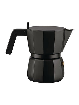 ALESSI | Espressomaschine Moka 3 Tassen SChwarz