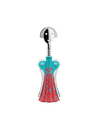 ALESSI | Korkenzieher ANNA-G LIQUID Blau/Rot