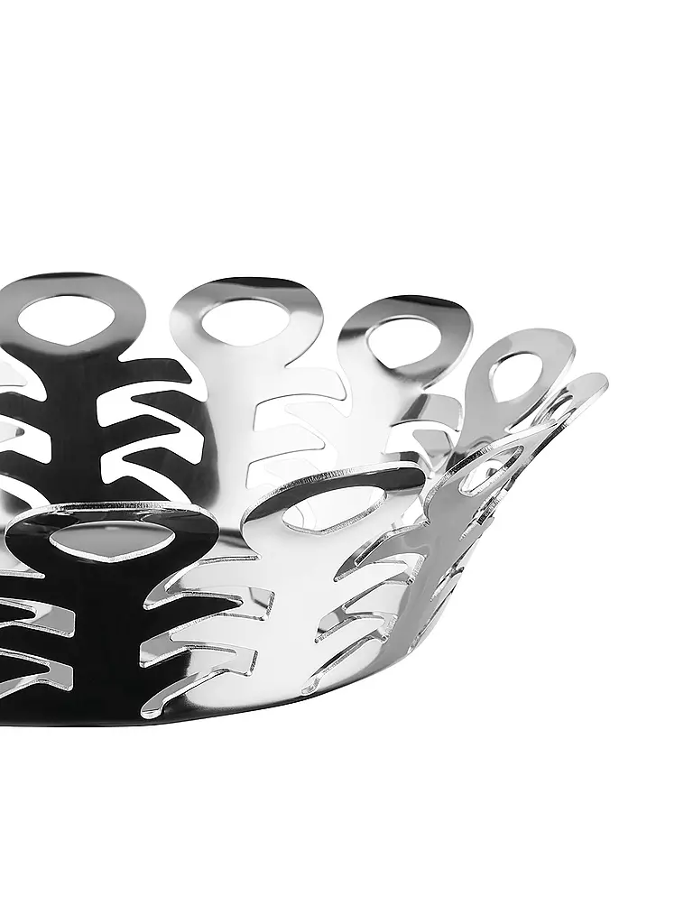 ALESSI | Korbschale VIMINI 22cm Edelstahl  | silber