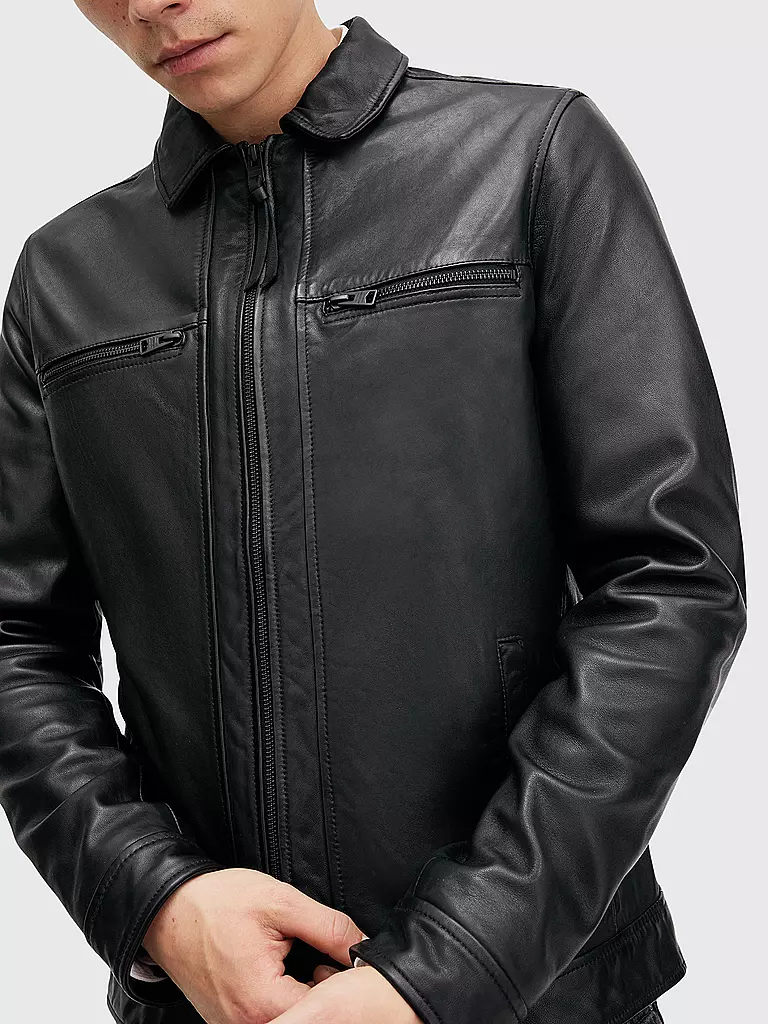 ALLSAINTS | Lederjacke LUCK | schwarz